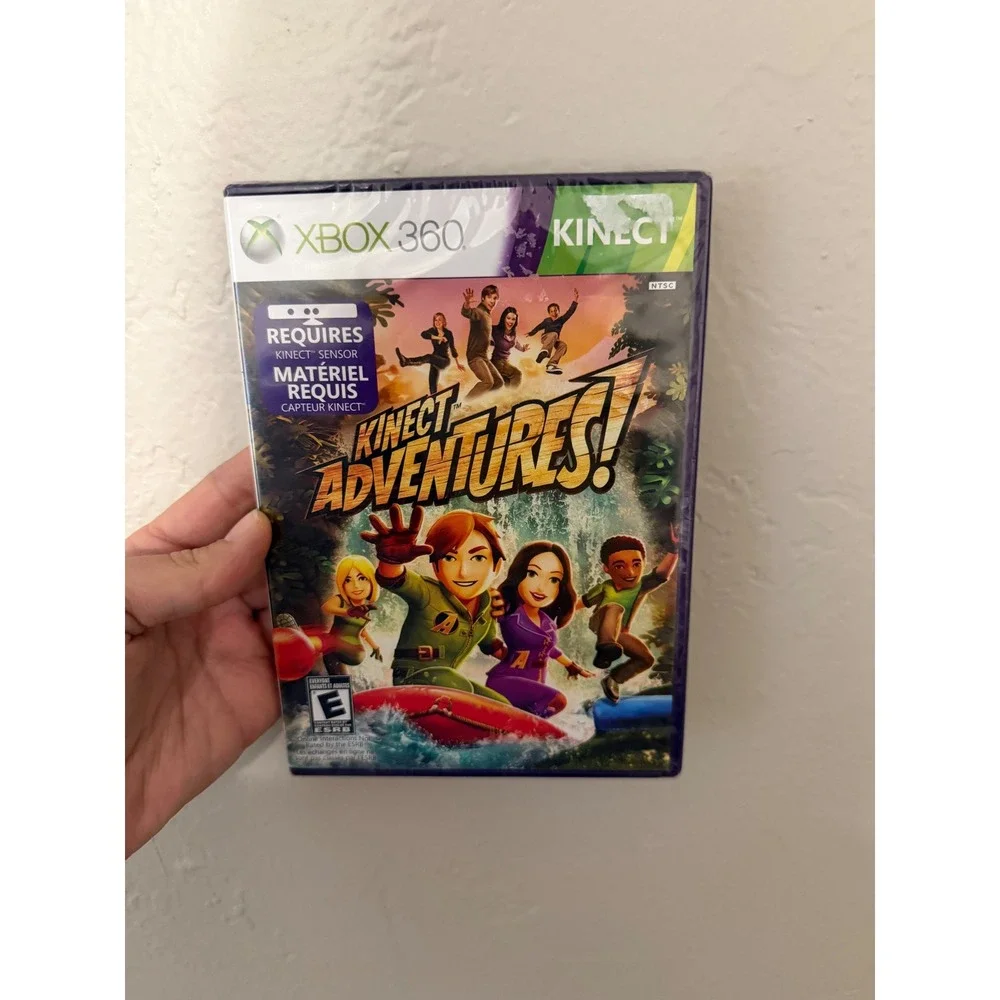 Kinect Adventures Xbox 360 Game New Sealed Microsoft Kinect Sensor Required NTSC